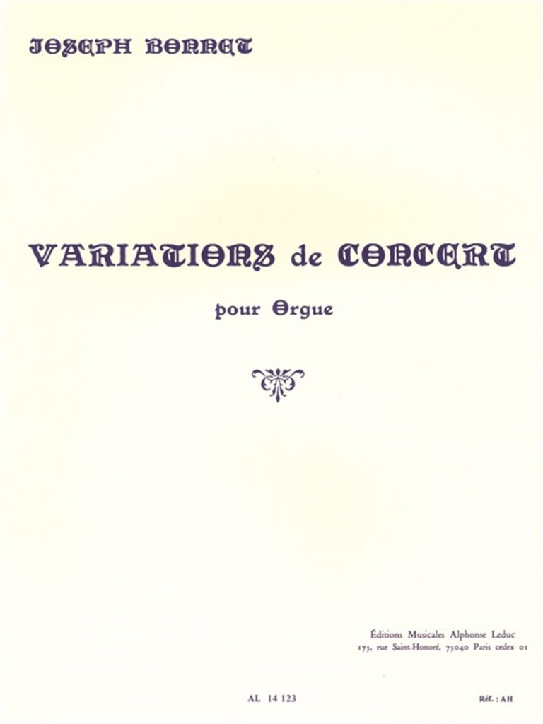 Variations De Concert